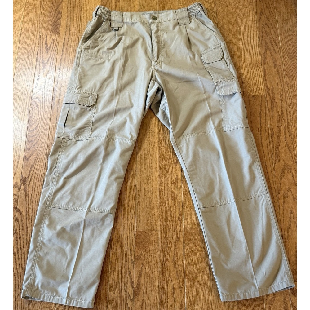 5.11 Tactical Series Cargo Pants Ripstop Mens 36x32 Tac-143 Khaki Beige